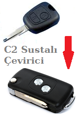 Citroen C2 Sustalı Anahtar Çevirici