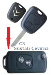 c3 anahtar sustalı çevirici
