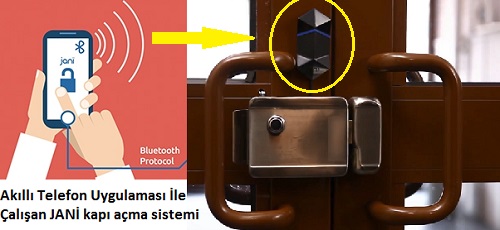 Bluetooth ile Çalışan JANİ kapı açma cihazı